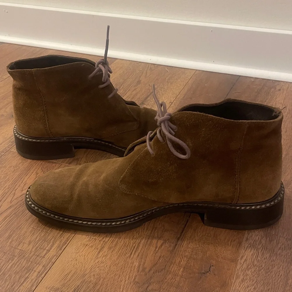 Banana Republic Men's Brown Suede Desert Chukka Boots Size 11